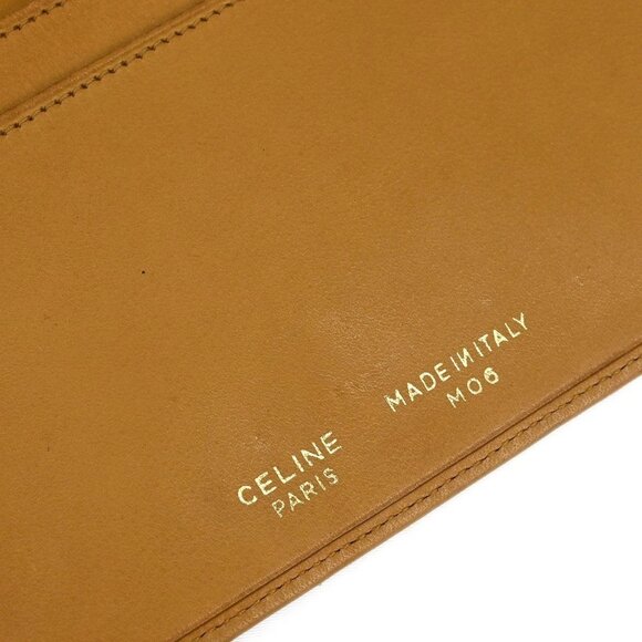 Celine Brown PVC Macadam Wallet - Picture 6 of 8